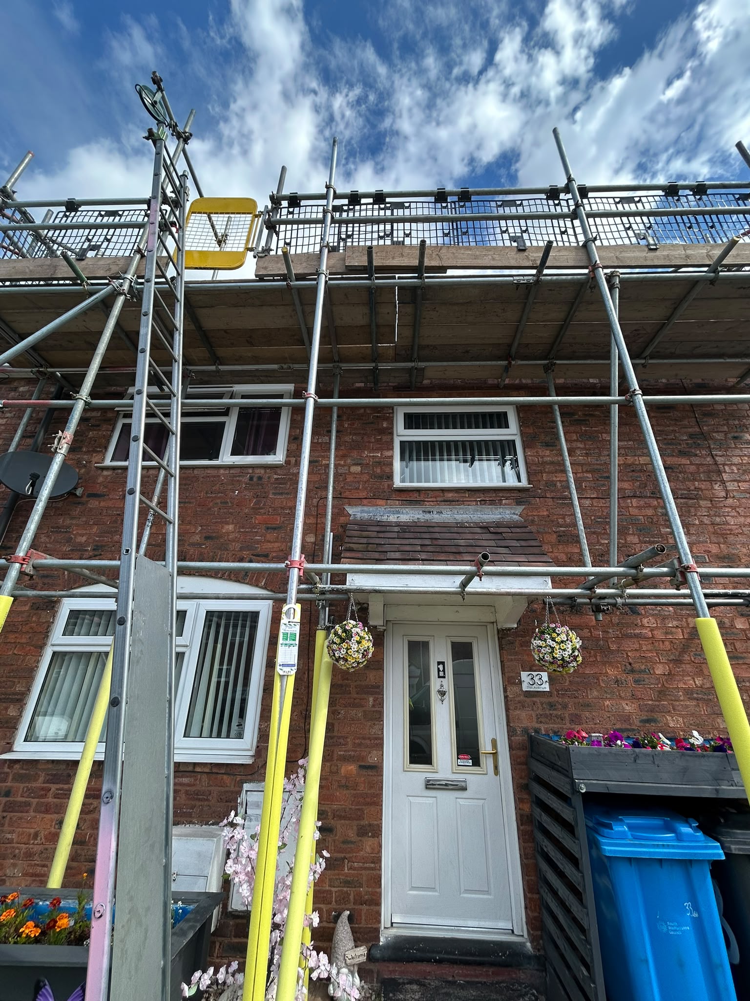 Domestic scaffold access installed by DR Access