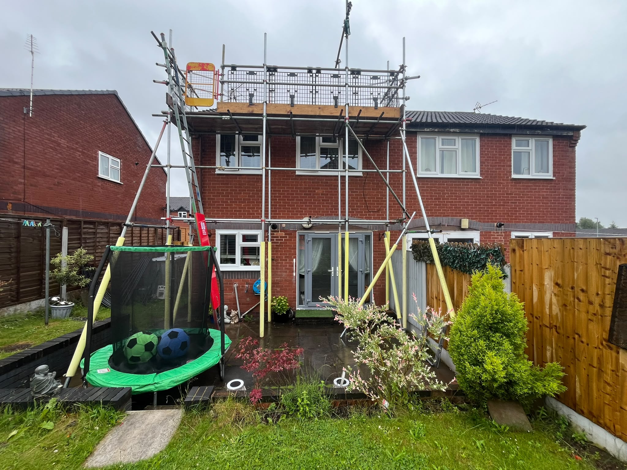 Domestic scaffold access installed by DR Access