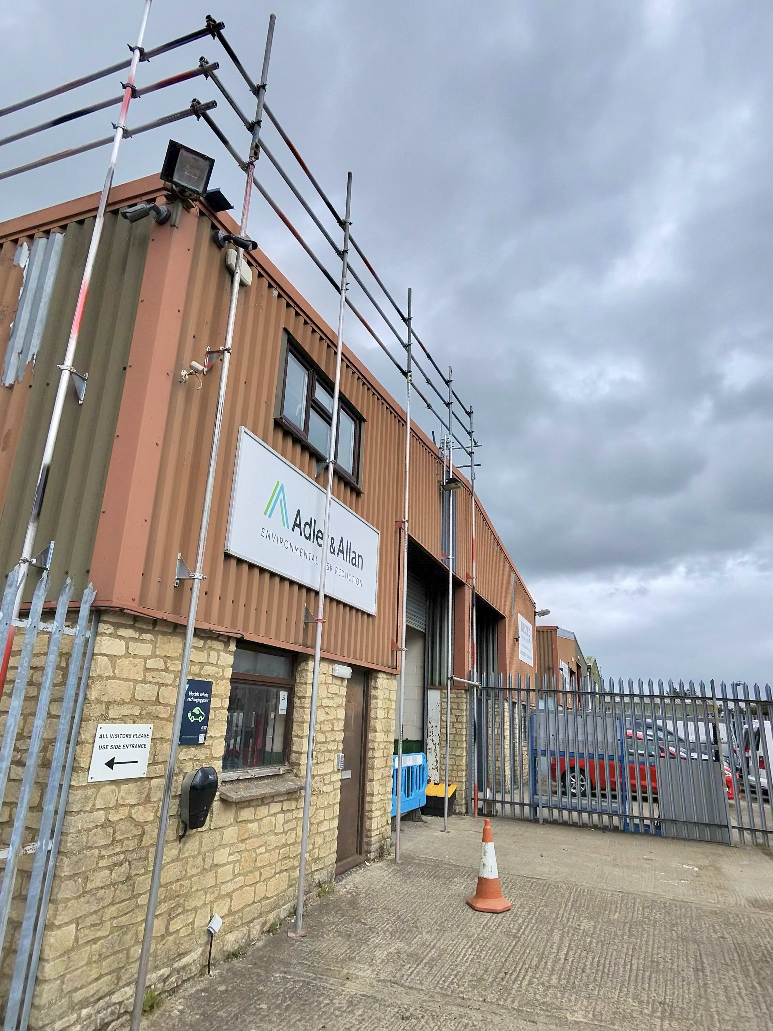 Industrial scaffold access installed by DR Access