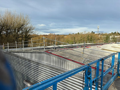 Site-specific scaffold access installed by DR Access