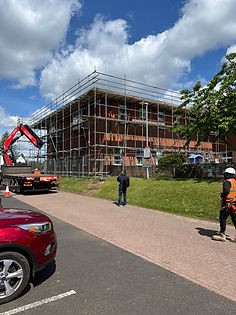 Commercial scaffolding installed by DR Access