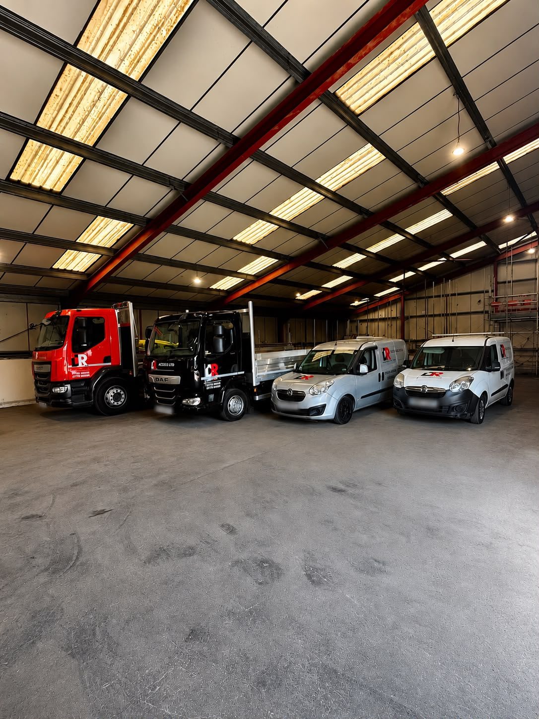 DR Access Ltd scaffold fleet vehicles